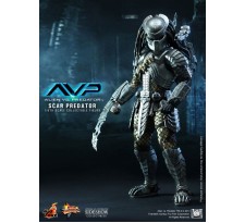 Alien vs. Predator Movie Masterpiece Action Figure 1/6 Scar Predator 36 cm